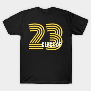 Class Of 2023. Simple Typography Black 2023 Class Of/ Graduation Design. T-Shirt